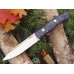 Нож Bark River Aurora Blue Maple Burl фикс. клинок сталь A2