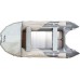 Лодка Gladiator C370 DP надувная серая