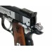 Пистолет Colt Special Combat (никель с пласт. накладками под дерево)