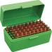 Кейс MTM Series с крышкой для переноски 50 п-н. 7.62х39мм зеленый