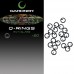 Застежка Gardner Covert Q rings anti glare