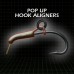 Поводок оснащенный Gardner Pop up hook aligner rig barbed №8