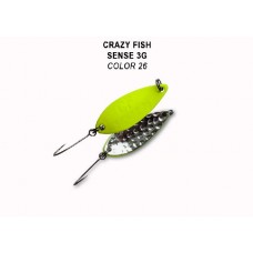 Блесна Crazy Fish Sense №26 3гр