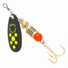 Блесна Mepps COMET BLACK FURY NR FLUO CHART 4,5№2