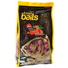 Бойлы Fresh Baits Ах! клубника с конопельской 15мм 1кг
