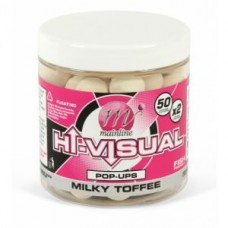 Бойлы Mainline High visual dumbell pop-ups 15мм white milky toffee