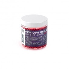 Бойлы Rhino Baits Pop-up Strawberry клубника 12мм 70гр банка