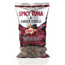 Бойлы тонуш.DYNAMITE BAITS 15мм Spicy Tuna & Sweet Chill
