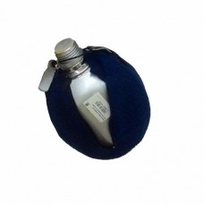 Фляга Laken 130 Alpina в чехле со стаканом 1л серая
