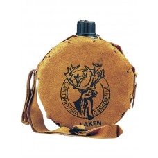 Фляга Laken 601 Canadiense алюминий в замшевом чехле 1л