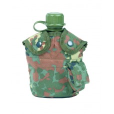 Фляга  Mil-tec  Us 14505020 в чехле 1л woodland