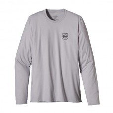 Футболка Patagonia polarized tee long sleeved grey