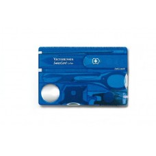 Карта Швейцарская Victorinox SwissCard Lite с инструментами синий