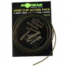 Клипса Korda Lead clip action pack weed на трубке