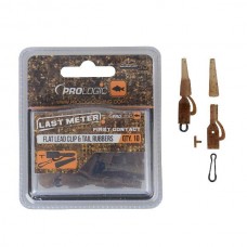 Клипса Prologic LM Mimicry flat leadclip W/Tailrubber & Speed Link 10шт