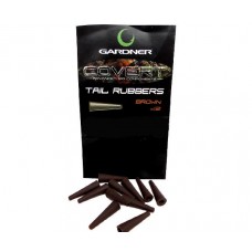 Конус Gardner Covert tail rubbers c-thru brown для клипсы