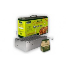 Коптильня-мангал Camping World Gurman M 4 шампура щепа 0.8 л. чехол