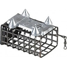 Кормушка Kostal  прямоугольная с шипами 70гр черная