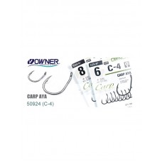 Крючки Owner одинарные 50924 №4 C-4