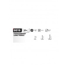 Крючки VMC тройник 9619 BZ A1 №16