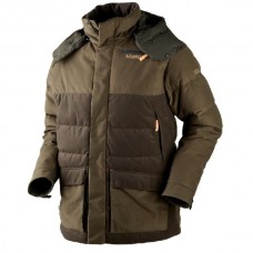 Куртка Harkila Expedition down hunting green/shadow brown