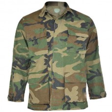 Куртка Mil-tec BDU woodland R\S washed полевая