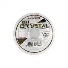 Леска Dragon Nano Crystal прозрачная 30м 0.14мм 2.60кг