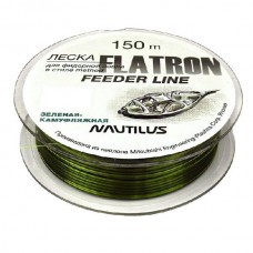 Леска Nautilus Flatron feeder 150м 0,20мм 2,6кг camo green