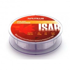Леска Nautilus Isar fluorocarbon clear 50м 0.18мм 2.7кг