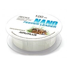 Леска Nautilus Nano feeder leader 100м 0,203мм 3,4кг clear