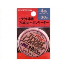 Леска Unitika Silver thread trout leader FC 30м 0,21мм 3.4 кг