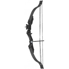 Лук блочный Man Kung MK-CB006BK 20lbs для начинающих 2 стрелы черный