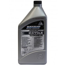 Масло Quicksilver Premium plus моторное минеральное 2-тактн 1л