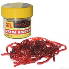 Насадка Lucky John мотыль Extra blood worm
