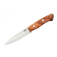 Нож Bark River Aurora Amboynia Burl фикс. клинок сталь A2