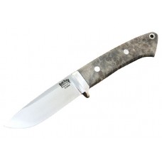 Нож Bark River Drop Point Hunter Buckeye Burl фикс. клинок с