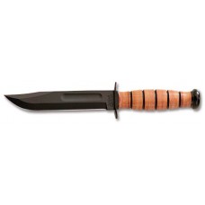 Нож Ka-Bar 1250 Short USMC сталь 1095 рукоять кожа