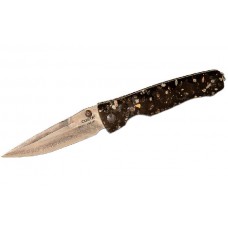 Нож Mcusta Tactility Damascus Folder DuPont Corian сталь VG1