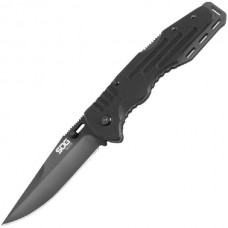 Нож SOG Salute Black Oxide складной сталь 8Cr13MoV текстолит