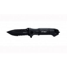 Нож Umarex Walther Black Tac насечки складной сталь 440А