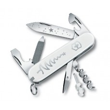 Нож Victorinox Sportsman white cristmas special edition 84мм 13 функций
