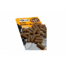 Отбойник Solar Bullet buffer beads lakebed brown резиновый корот 1/20