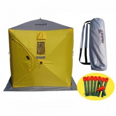 Палатка Helios Extreme куб 1.5х1.5 зимняя желтый/черный