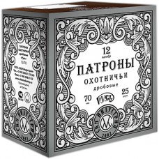 Патрон 12х70 СКМ 0000 32г 1/25/250 Русь