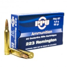Патрон 223Rem PPU FMJ BT 4,00г
