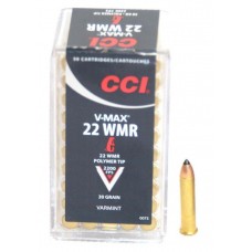 Патрон 22 WMR CCI V-max polymer tip 1,94г (50шт)