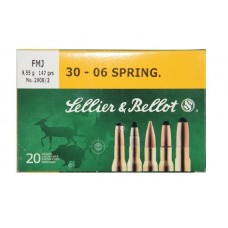 Патрон 30-06Sprg Sellier&Bellot 9,55 FMJ 1/20