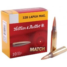 Патрон 338Lapua Mag Sellier&Bellot 16,2г HPBT 1/10/100