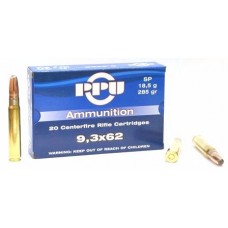 Патрон 9,3х62 PPU SP 18,5г 1/20