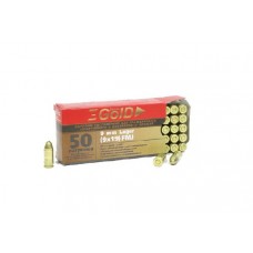 Патрон 9х19Luger БПЗ FMJ Gold латунь